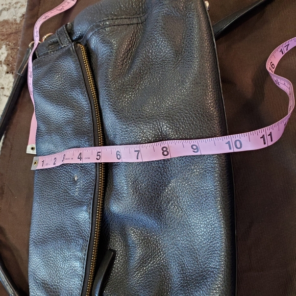 Kate Spade Black Pebbled Leather Cobble Hill Little Minka Bag - Picture 6 of 17